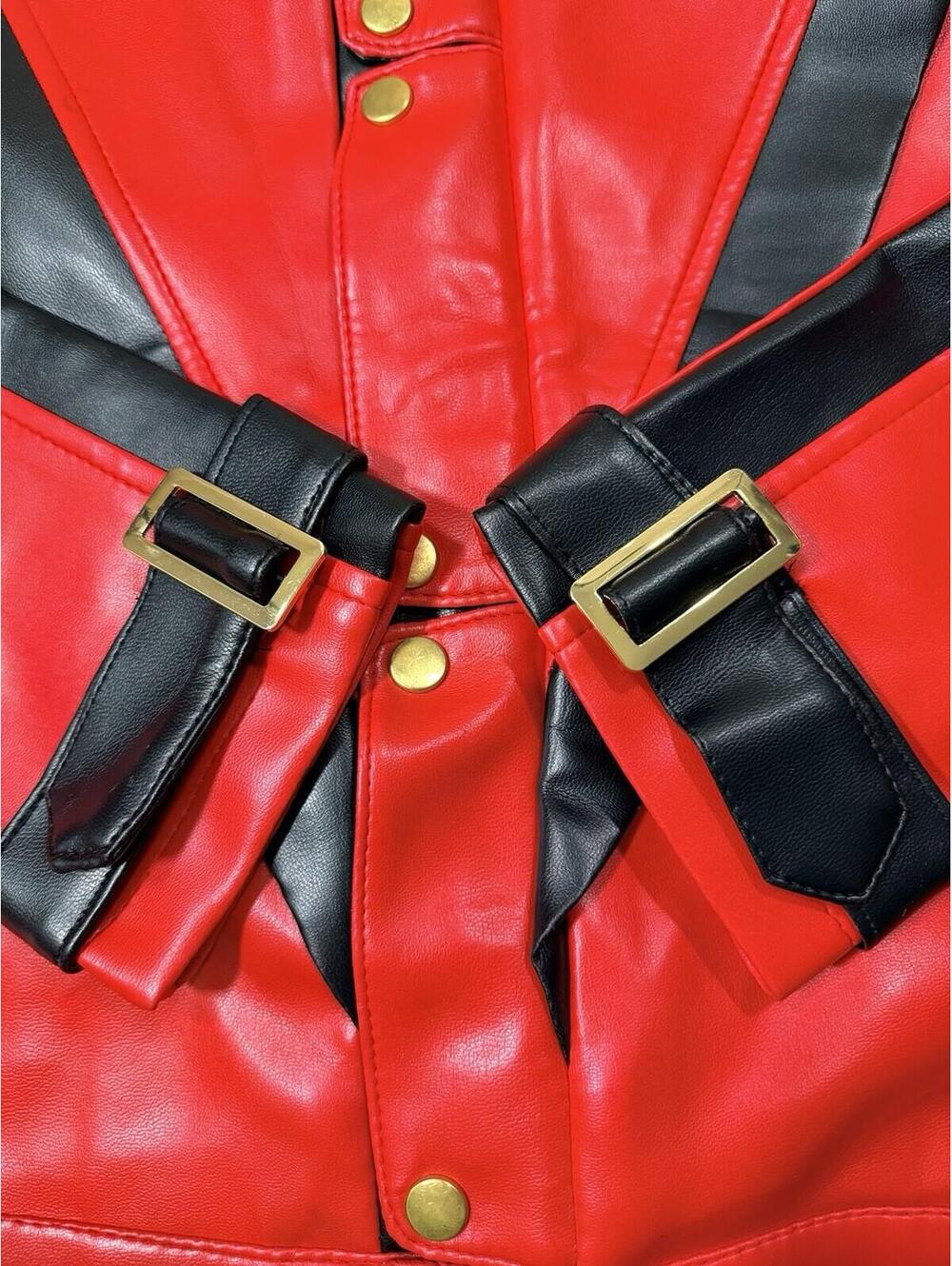 Charades Michael Jackson Thriller Jacket Red Custome Size Small - Picture 7 of 16